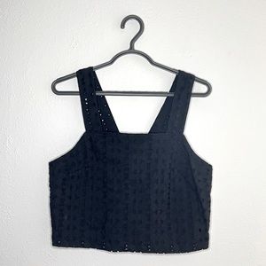 MOSSIMO cut out cropped tank top size medium